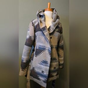 Mossimo Supply Co Aztec Southwestern Hooded Coat